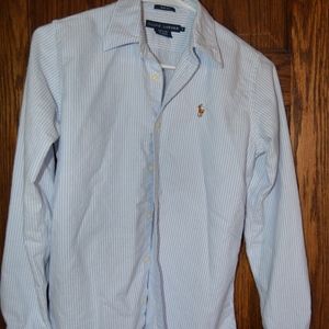 Polo Ralph Lauren Women's Slim Fit Dress Shirt - 4